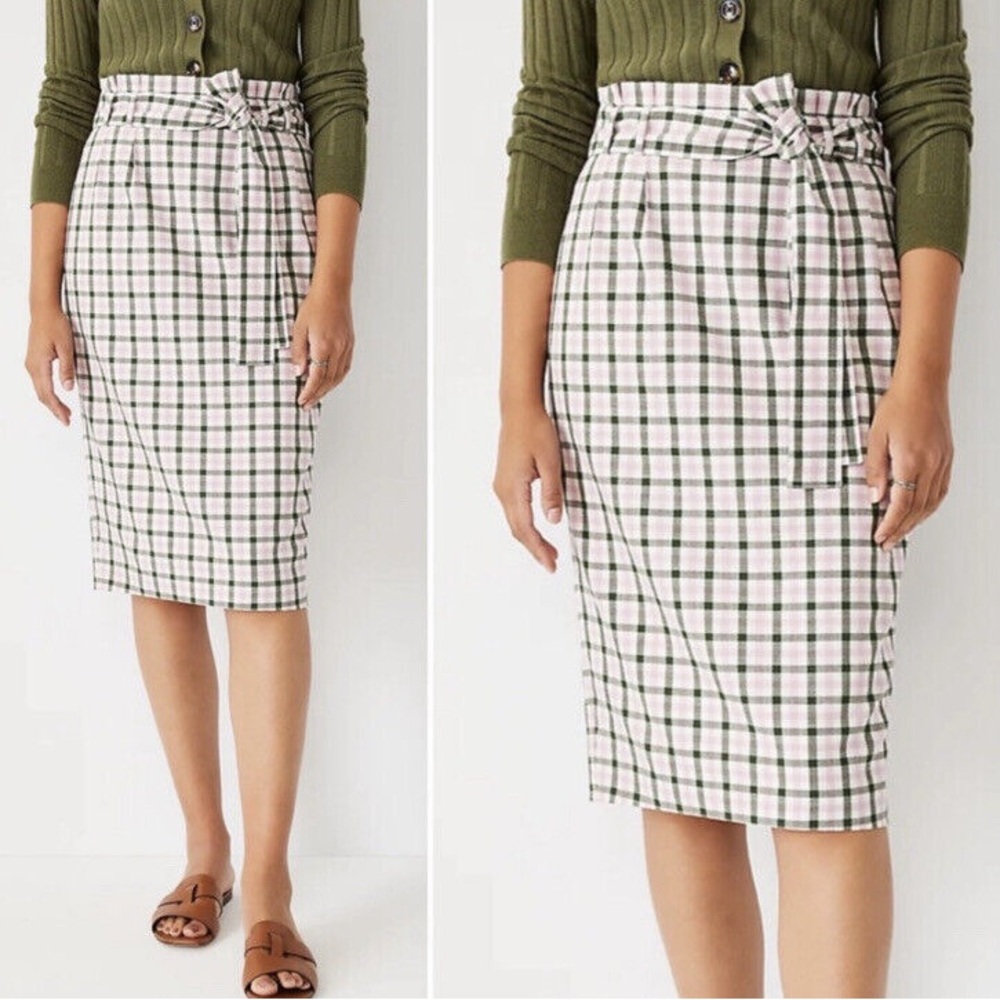 COPY - Ann Taylor Plaid Pencil skirt